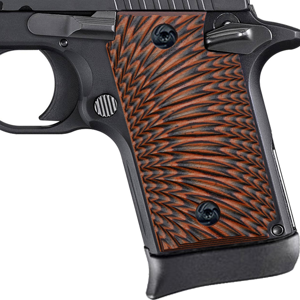 Guuun G10 Grips for Sig Sauer P938 Tactical Sunburst Texture - P9-S - Guuun Grips