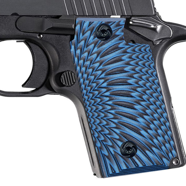 Guuun G10 Pistol Grips for Sig Sauer P238 - Tactical Sunburst Texture - P2-S - Guuun Grips