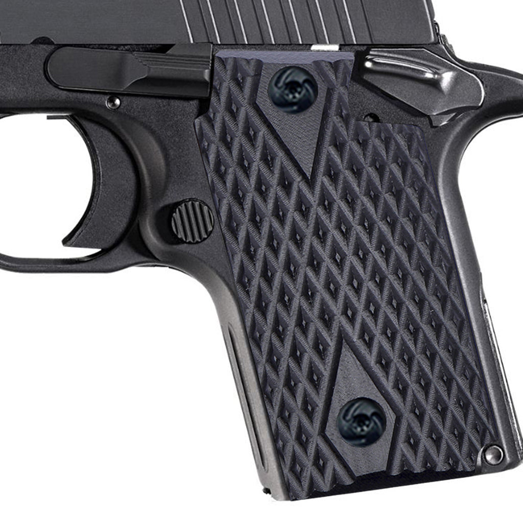 Guuun G10 Handgun Grips for Sig Sauer P238 Diamond Cut Texture - P2-DM - Guuun Grips