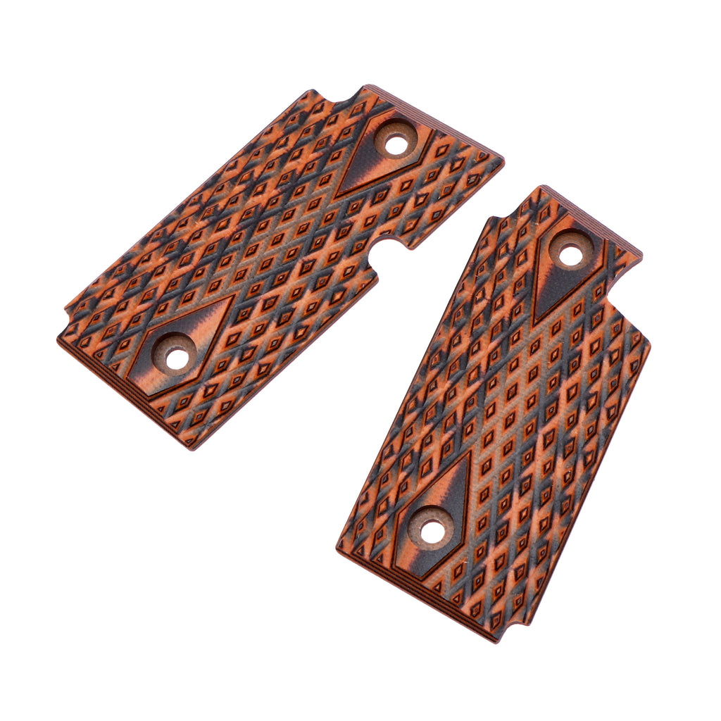 Guuun G10 Handgun Grips for Sig Sauer P238 Diamond Cut Texture - P2-DM - Guuun Grips