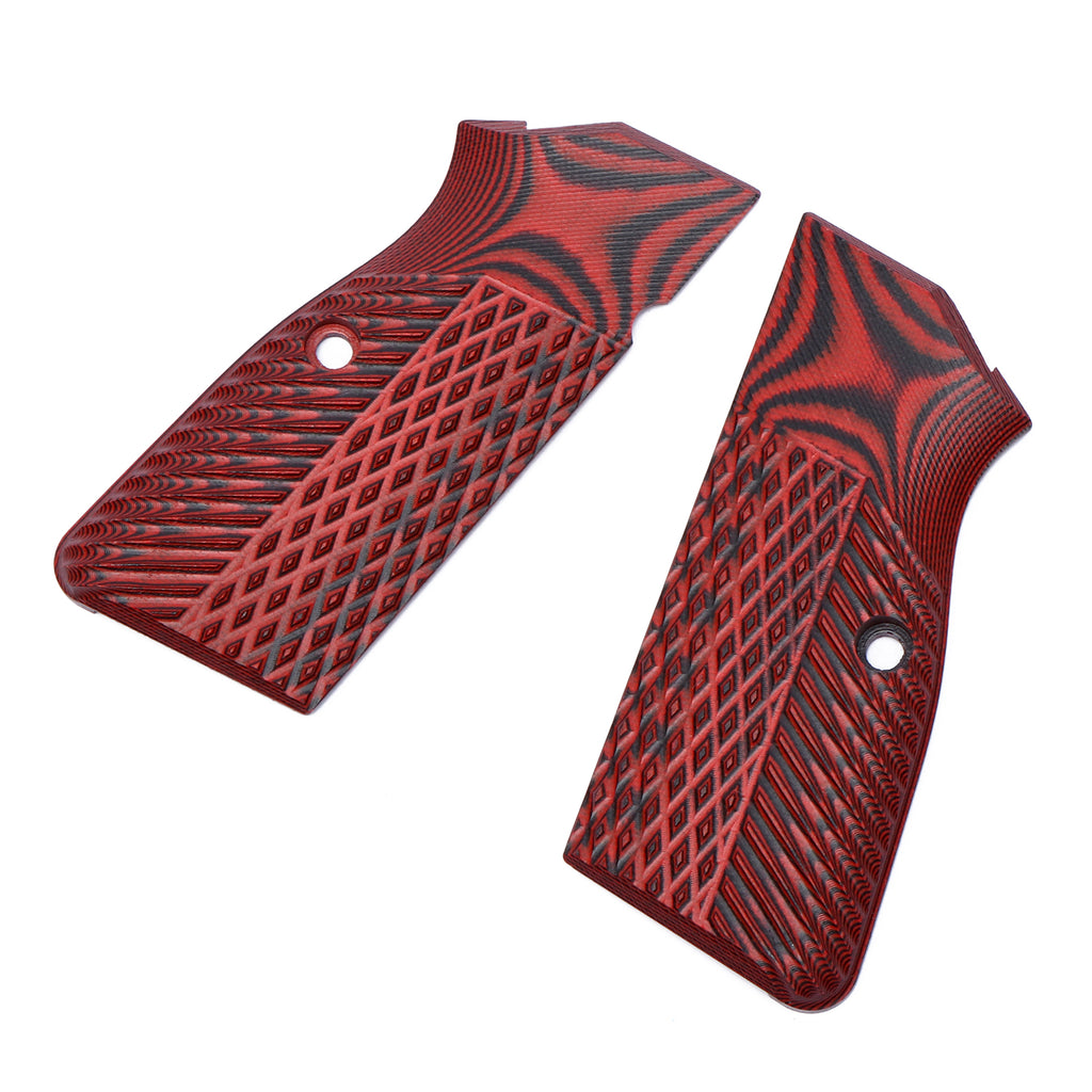 Guuun G10 Grips for Browning Hi Power BR9 Eagle Wings Diamond Texture HP1-AD - Guuun Grips