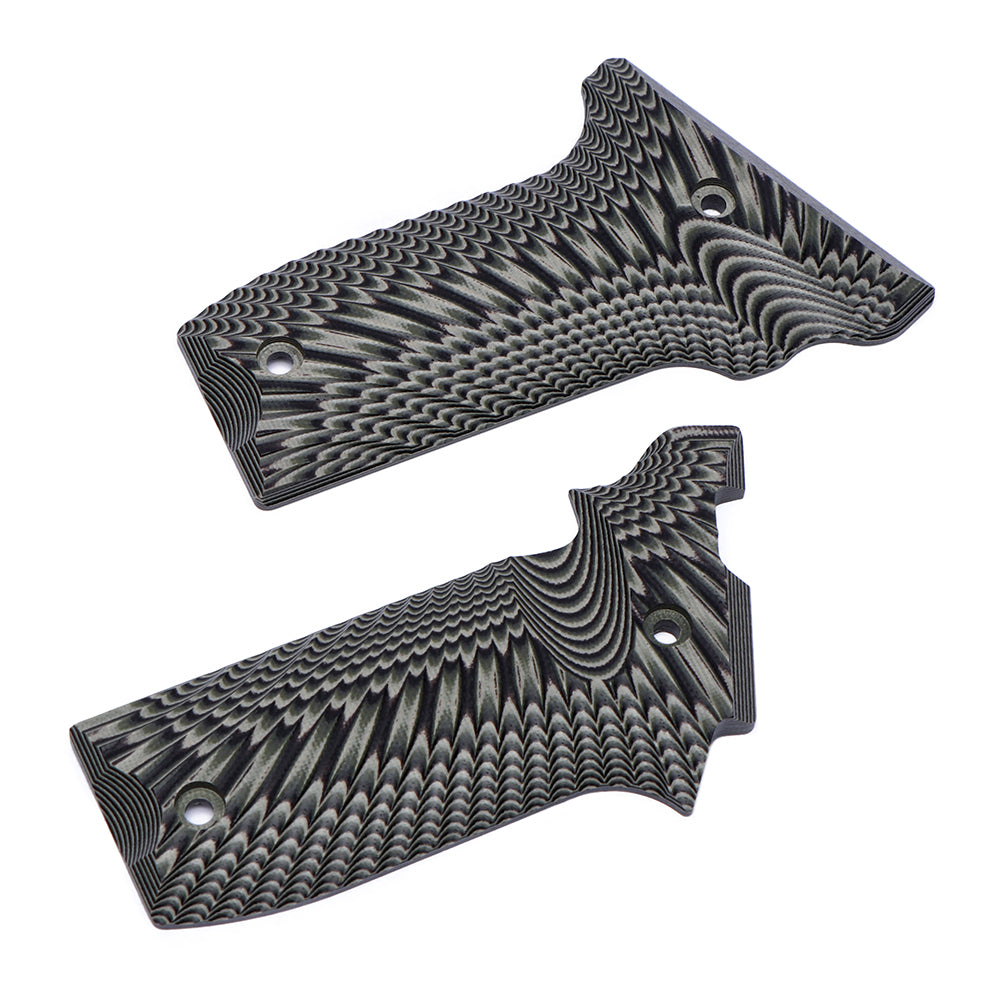 Guuun G10 Grips for S&W Victory 22 SW22 Grips, Sunburst Texture V22-S - Guuun Grips