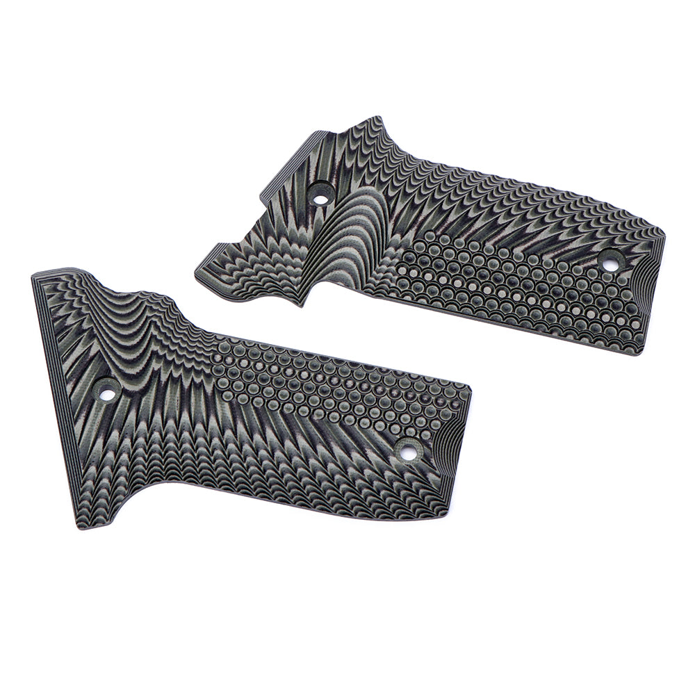 Guuun G10 Grips for S&W Victory 22 SW22 Grips, OPS Eagle Wing Texture V22-A - Guuun Grips