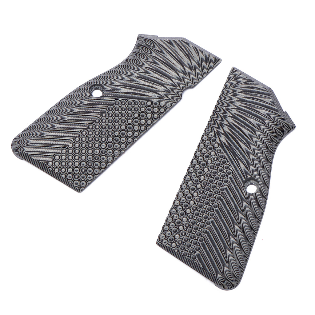 Guuun G10 Grips for Browning Hi Power and Tisas Regent BR9 Eagle Wings Texture HP1-A - Guuun Grips