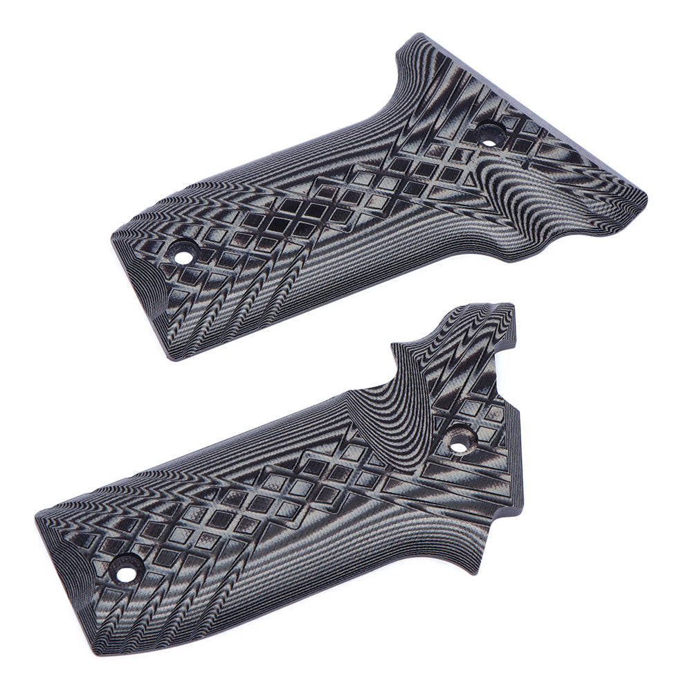 Guuun G10 Grips for S&W Victory 22 SW22 Grips, OPS Crosshatch Texture V22-JX - Guuun Grips