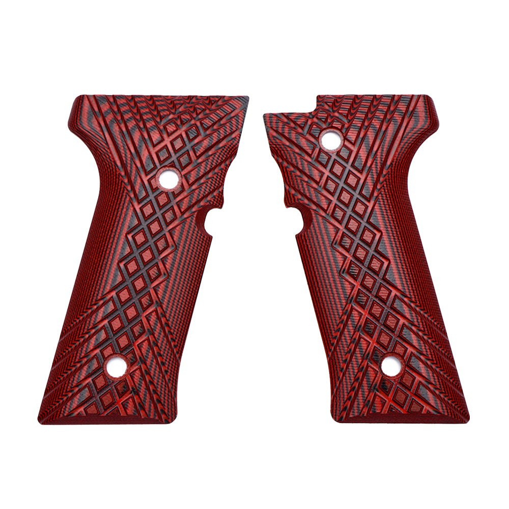 Guuun Beretta 92X G10 Grips for Beretta M9A3 & Beretta 92 Vertec Crosshatch Texture B92V-JX - Guuun Grips