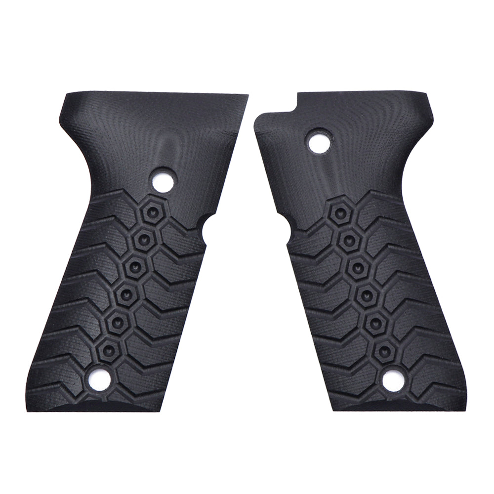 Guuun Beretta 92FS Compact Beretta 96 Compact G10 Grips OPS Mechanical Texture B92C WU - Guuun Grips