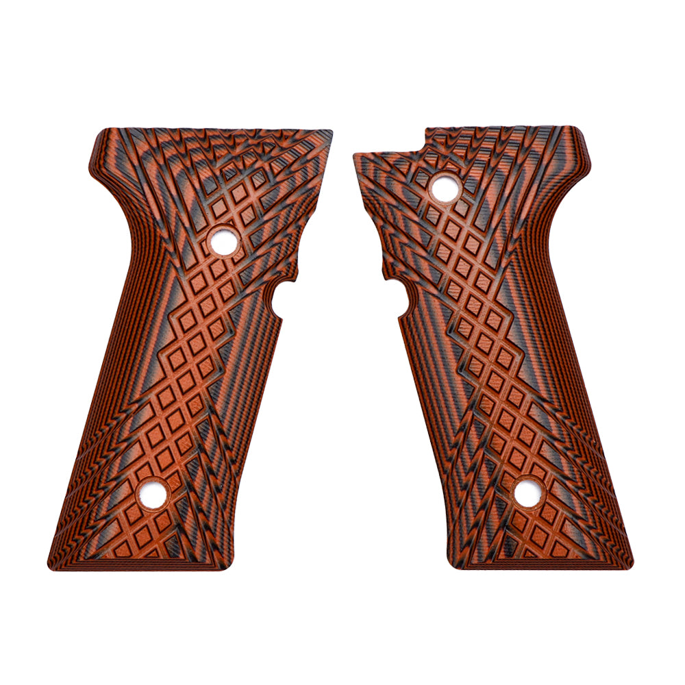 Guuun Beretta 92X G10 Grips for Beretta M9A3 & Beretta 92 Vertec Crosshatch Texture B92V-JX - Guuun Grips