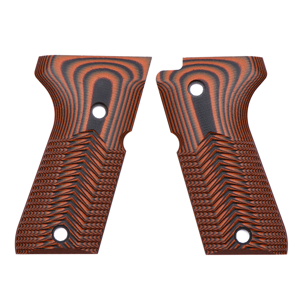 Guuun Beretta 92FS Compact Beretta 96 Compact G10 Grips ECG Wave Texture B92C DB - Guuun Grips