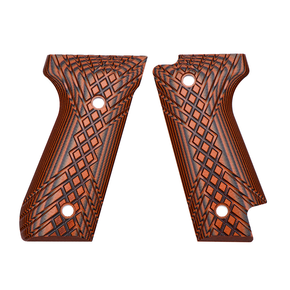 Guuun Beretta 92S G10 Grips Gun Grips Crosshatch Texture B92Q-JX - Guuun Grips