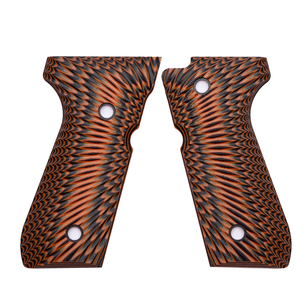 Guuun Beretta 92 Grips G10 Full Size Beretta 92fs 96 Grips Sunburst Texture B92 S - Guuun Grips