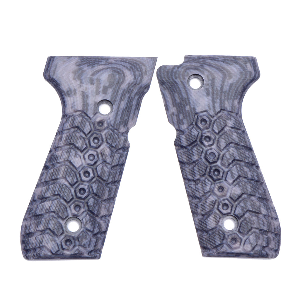 Guuun Beretta 92fs Grips G10 Mechanical Texture Full Size M9 92A1 96A1 92 INOX Grip B92 WU - Guuun Grips