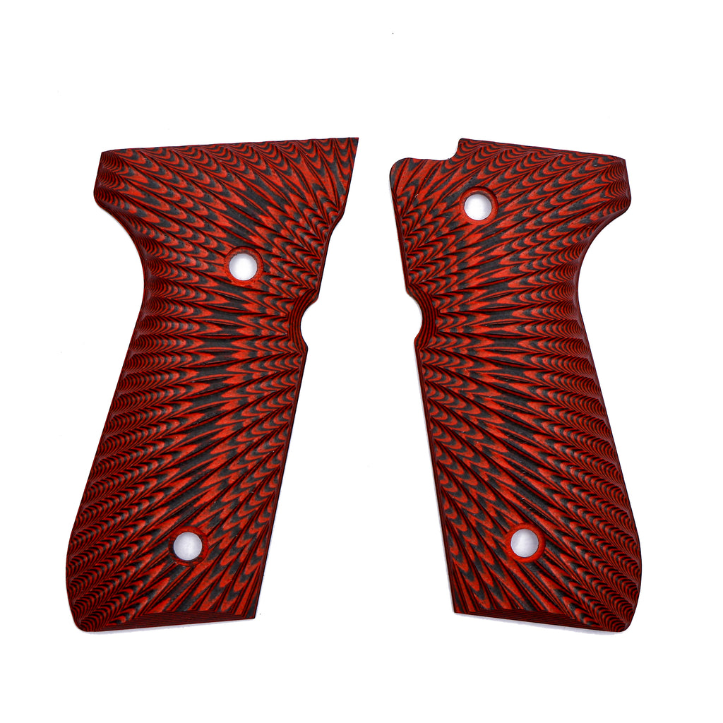 Guuun Beretta 92 Grips G10 Full Size Beretta 92fs 96 Grips Sunburst Texture B92 S - Guuun Grips