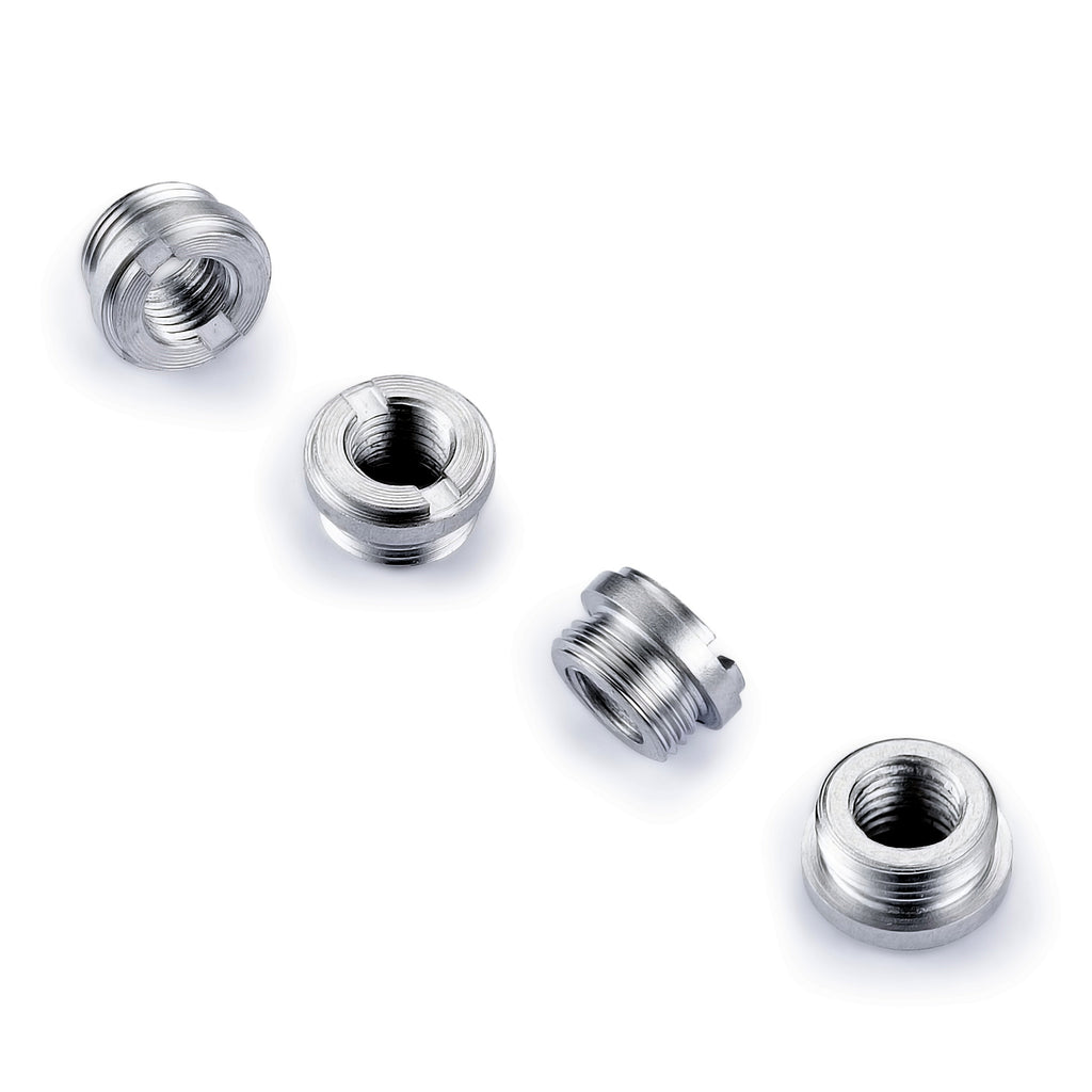 Guuun 1911 Grip Screws Bushings, T10 Torx Key, 4 O Rings, Stainless Steel Silver, Short bushing - Guuun Grips