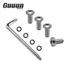 Guuun CZ Grips Screws, 4 O Rings, T10 Torx Key, 4 Stainless Steel Screws Fancy CZ Screws CZ-Screw-GK - Guuun Grips