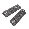 G10 Pistol Grips for Compact 1911 Officer, Diamond Cut Big Scoop Texture - H1C-DM2 - Guuun Grips