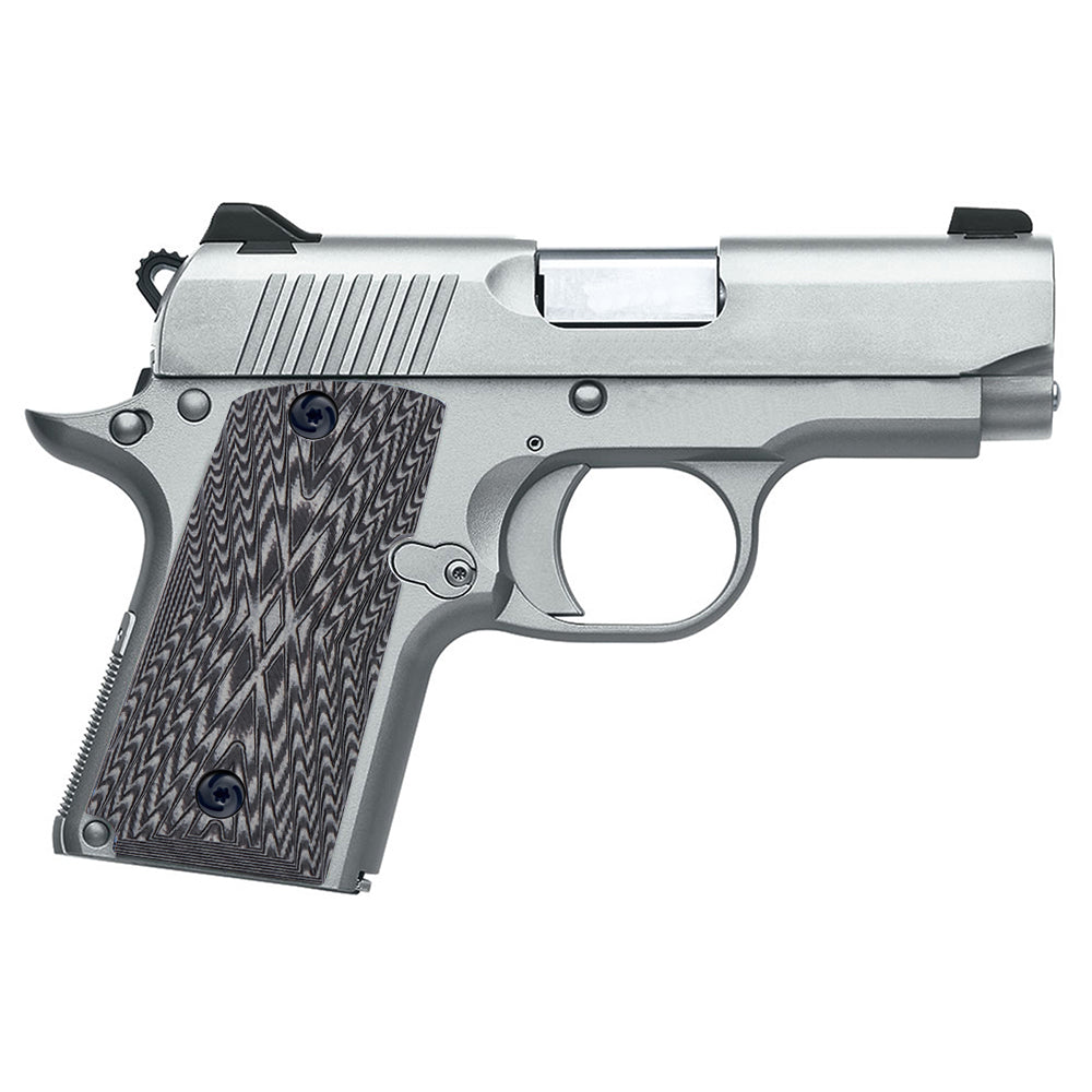 Guuun Kimber Micro Carry 9 9mm Grips G10 Grips, Aggressive OPS Crosshatch Texture K9-X - Guuun Grips