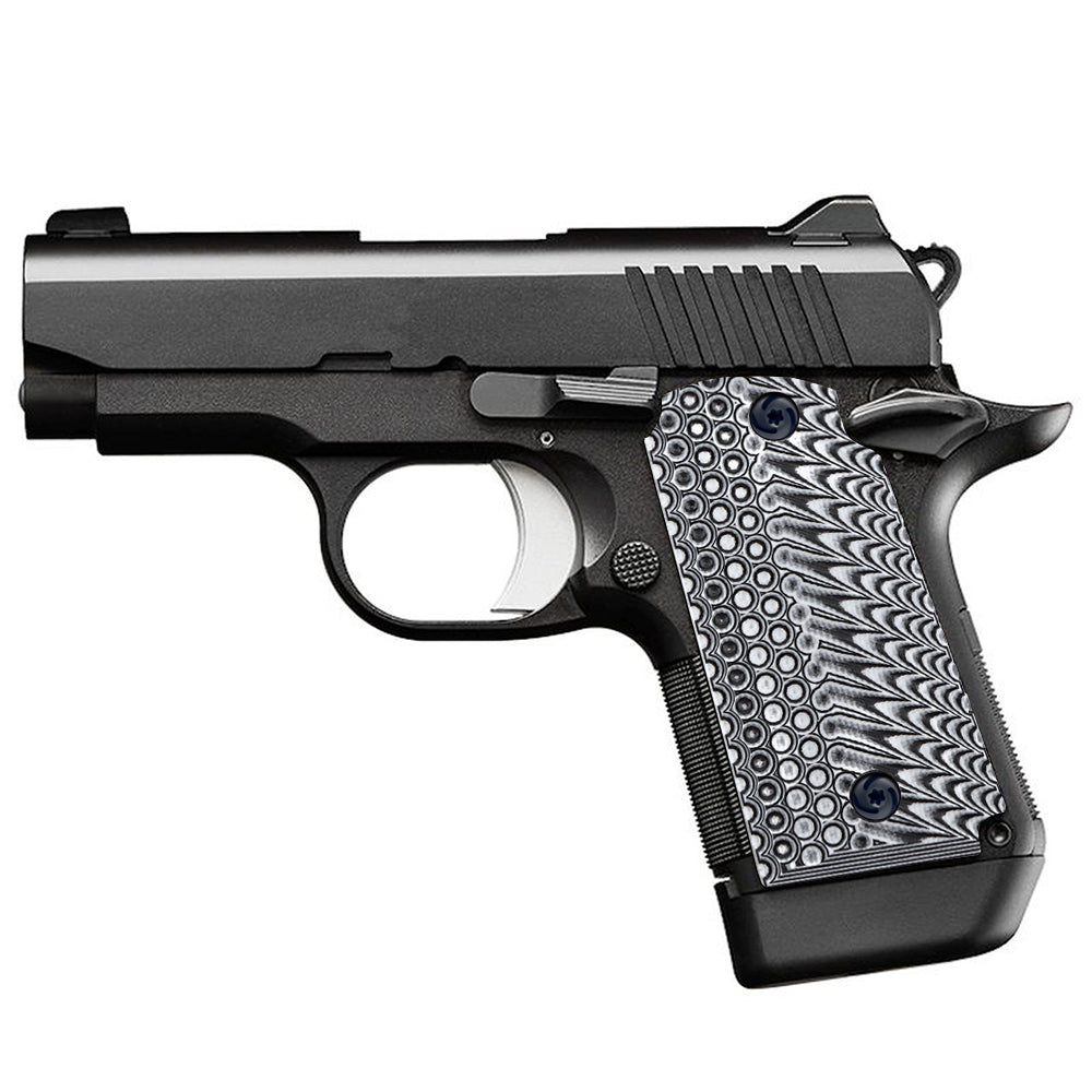 Guuun Kimber Micro Carry 9 9mm Grips G10 Grips, Aggressive OPS Tactical Texture K9-LX - Guuun Grips