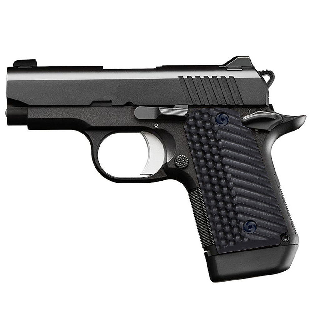 Guuun Kimber Micro Carry 9 9mm Grips G10 Grips, Aggressive OPS Tactical Texture K9-LX - Guuun Grips