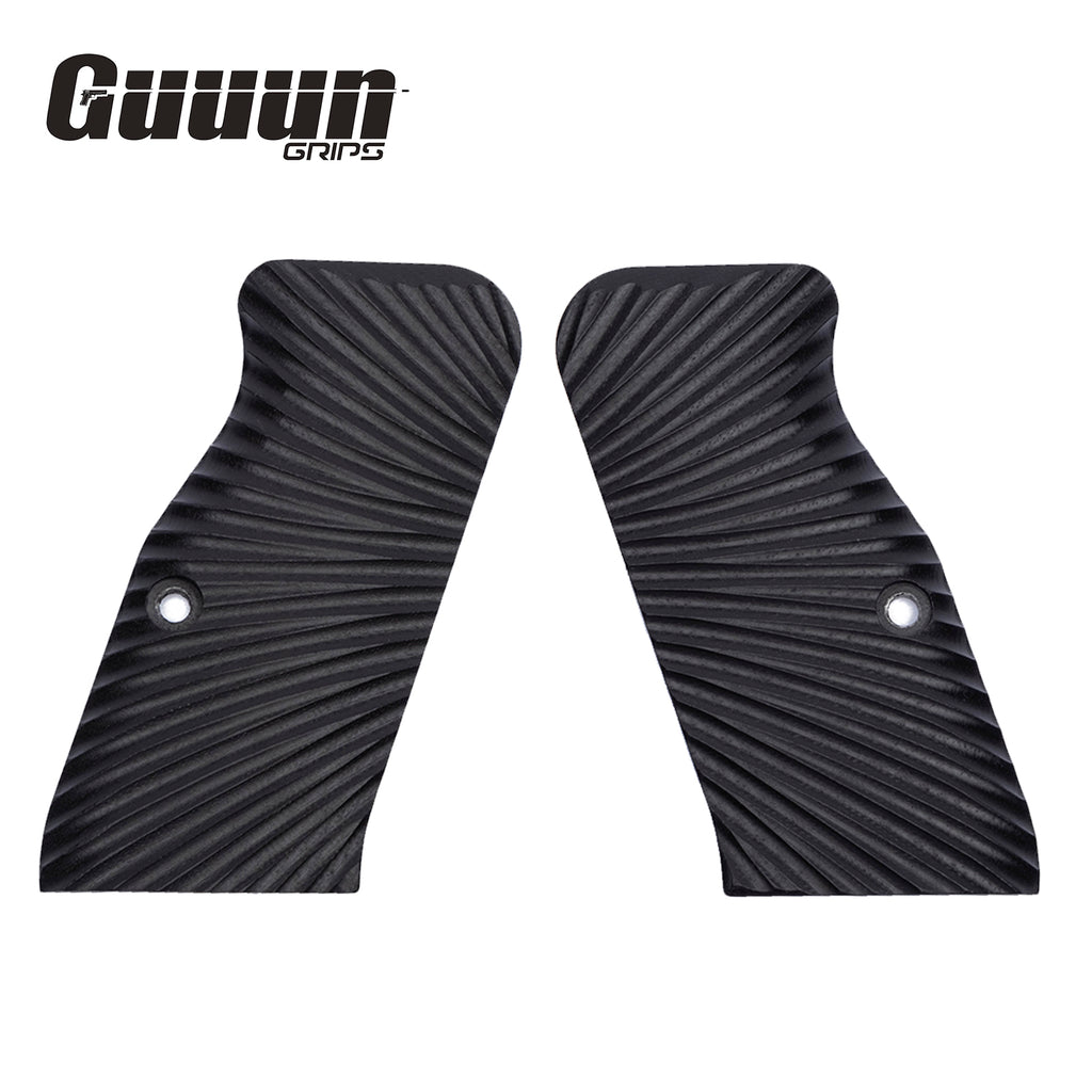 Guuun G10 Grips for Large Frame Tanfoglio / EAA Witness Starburst Texture Medium T95-S - Guuun Grips