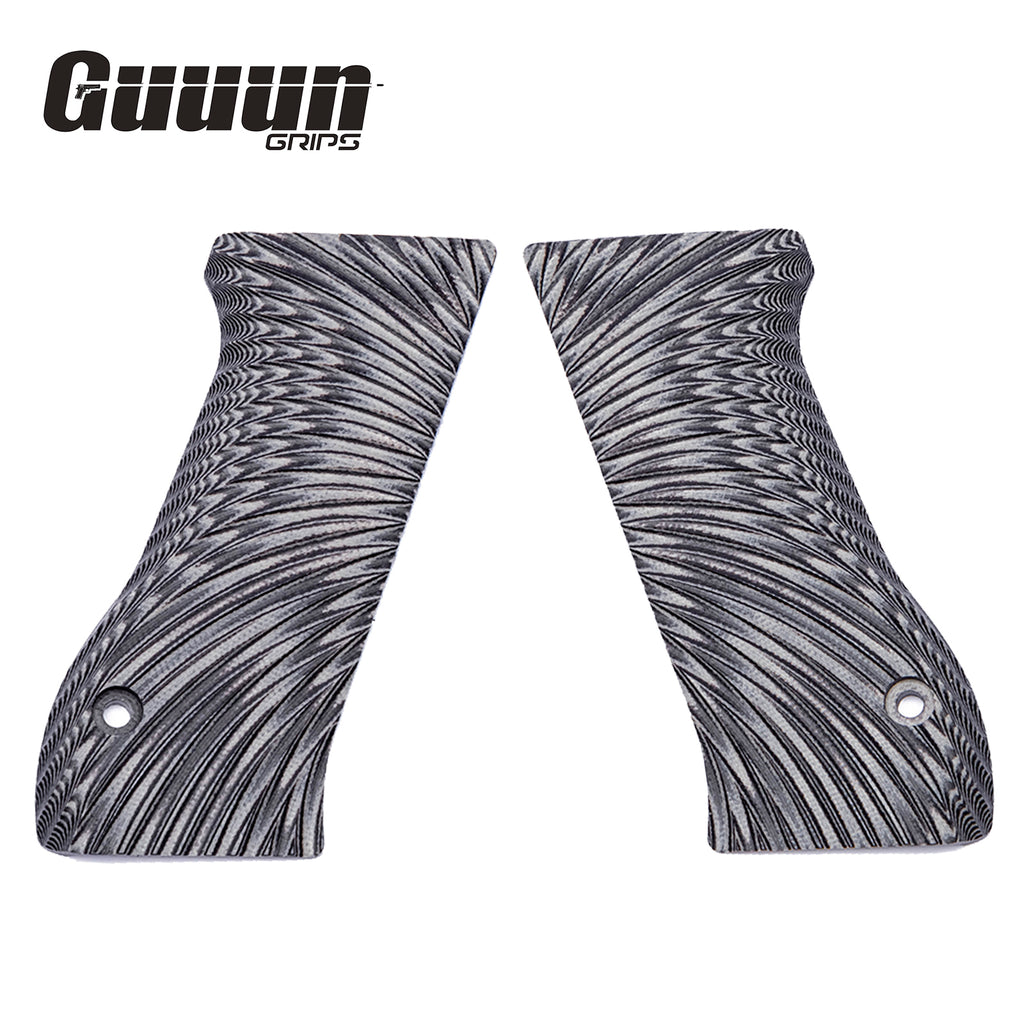 Guuun G10 Grips for Jericho 941 F9 OPS Starburst Texture - 5 Color Options JLK-S - Guuun Grips