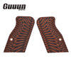 Guuun G10 Grips For Large Frame Tanfoglio Sunburst Texture Magwell Short Grips T95C-S - Guuun Grips