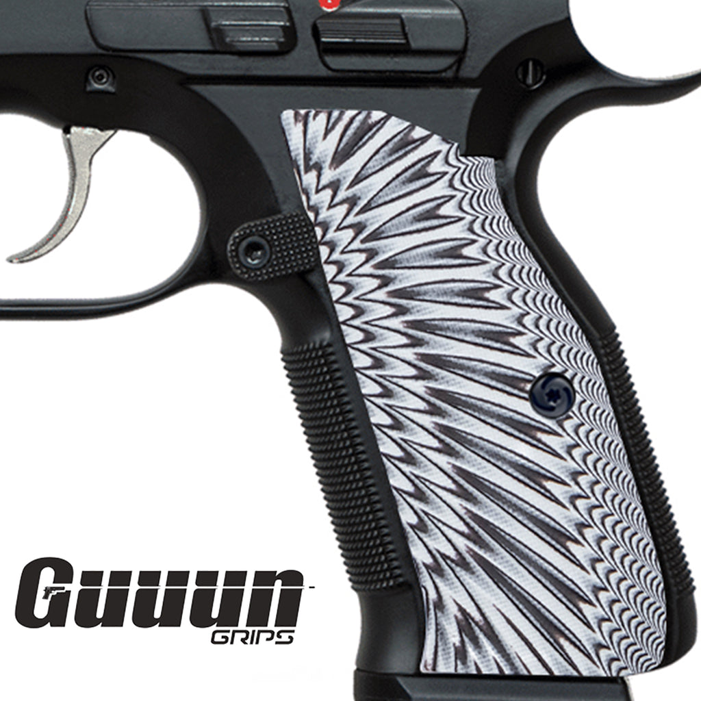 Guuun G10 Grips for CZ Shadow 2 Tactical CZ-75 Sunburst Texture SP2-S - Guuun Grips