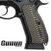 Guuun CZ 75 Grips Full Size G10 CZ75 SP-01 Grip OPS Tactics Texture  - 8 Color Options -H6 LX - Guuun Grips