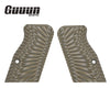 Guuun G10 Grips For Large Frame Tanfoglio Sunburst Texture Magwell Short Grips T95C-S - Guuun Grips