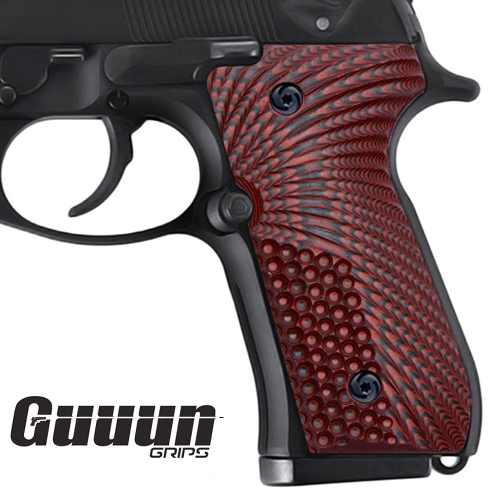 Guuun Beretta 92 / 96 Full Size G10 Grips m9 96a1 Eagle Wings OPS Texture B92 A - Guuun Grips