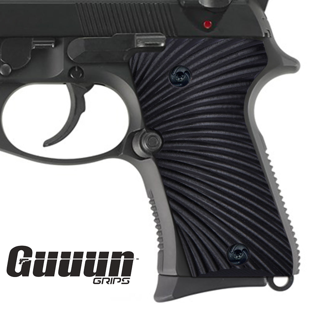 Guuun Beretta 92FS Compact Beretta 96 Compact G10 Grips Sunburst Texture B92C S - Guuun Grips