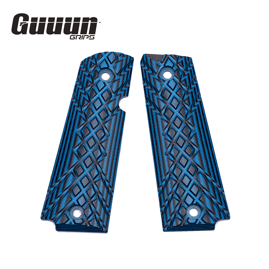 Guuun G10 Grips for Rock Island Baby Rock 380 Crosshatch Texture R3-JX - Guuun Grips