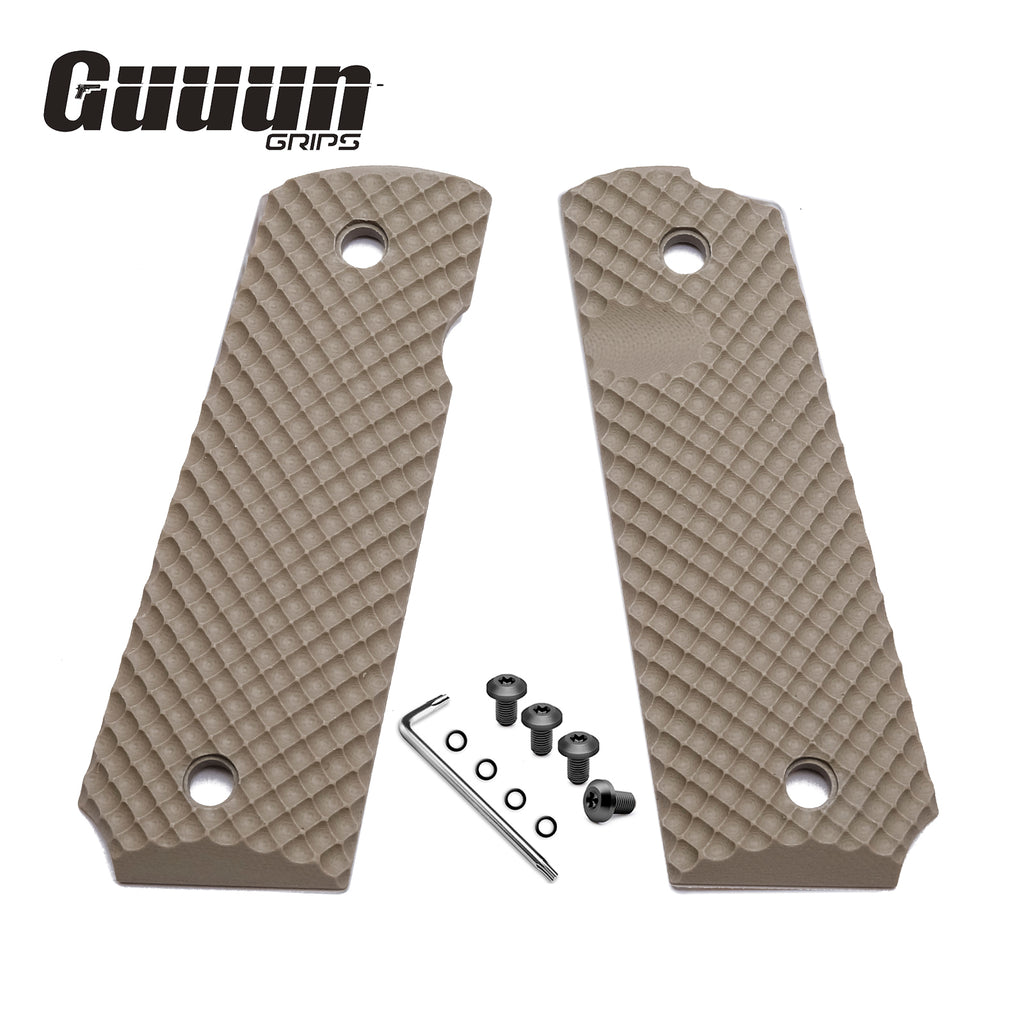 Guuun Unparalleled Control and Style: Explore The G10 1911 Grip with Dimpled Array for Optimal Hand-Feel  H1-XBD - Guuun Grips