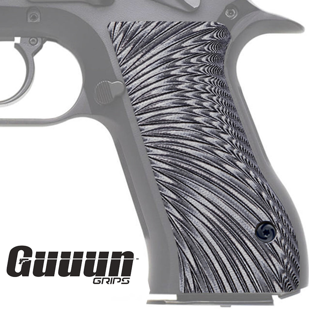 Guuun G10 Grips for Jericho 941 F9 OPS Starburst Texture - 5 Color Options JLK-S - Guuun Grips