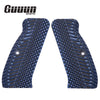 Guuun CZ 75 Grips Full Size G10 CZ75 SP-01 Grip OPS Tactics Texture  - 8 Color Options -H6 LX - Guuun Grips