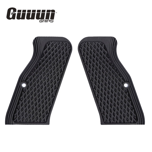 Guuun G10 Grips for Large Frame Tanfoglio Diamond Cut Texture Medium size T95-DM - Guuun Grips