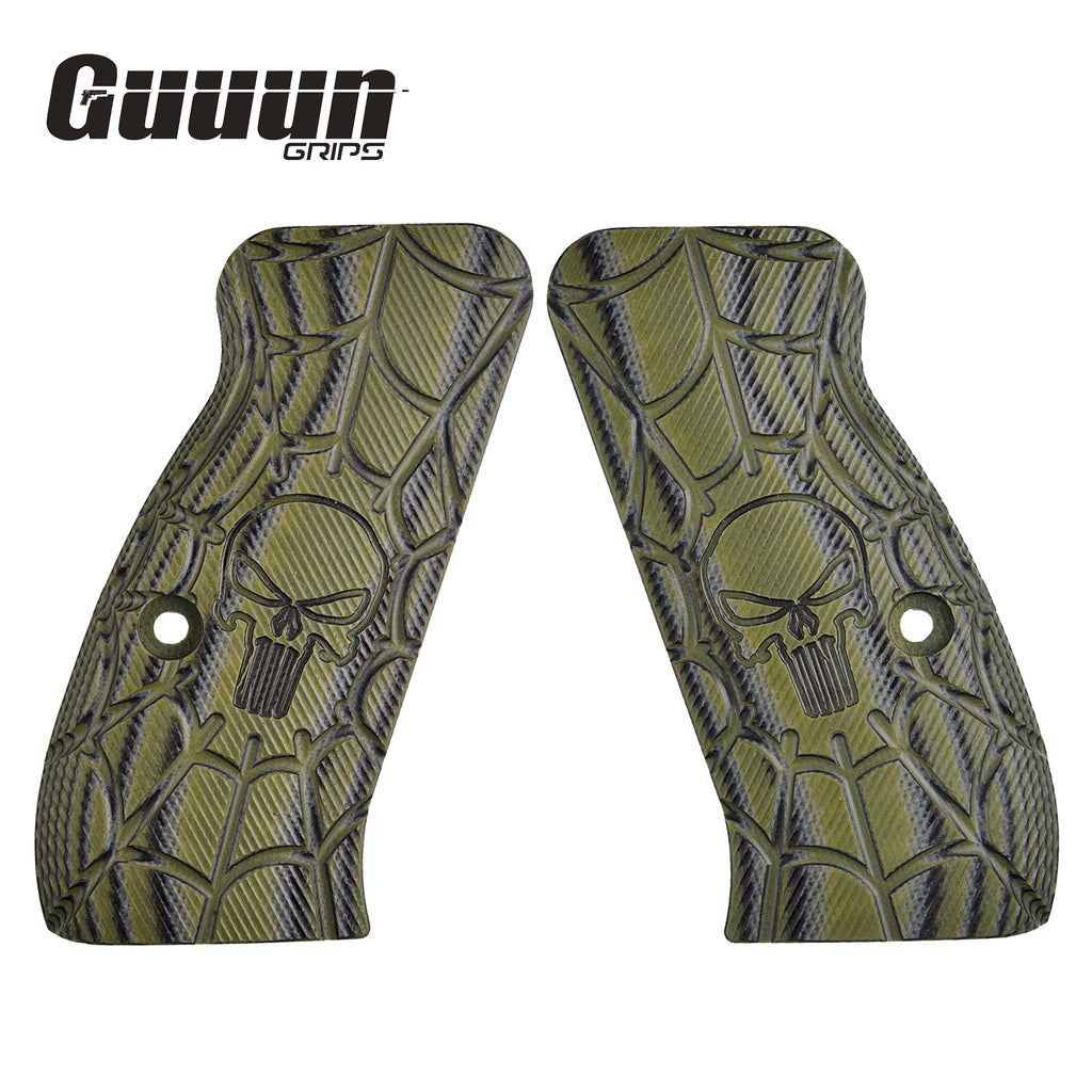 G10 Grips for CZ 75 Full Size or Compact Size  - Multiple ops textures available - Guuun Grips