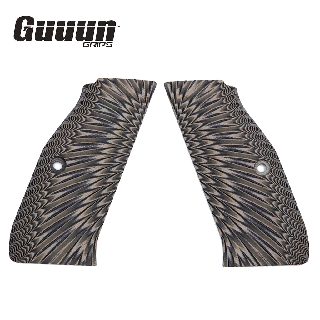 Guuun G10 Grips for CZ Shadow 2 Tactical CZ-75 Sunburst Texture SP2-S - Guuun Grips