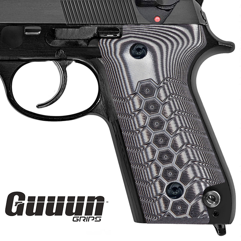 Guuun Beretta 92S G10 Grips Gun Grips Mechanical Texture B92Q-WU - Guuun Grips