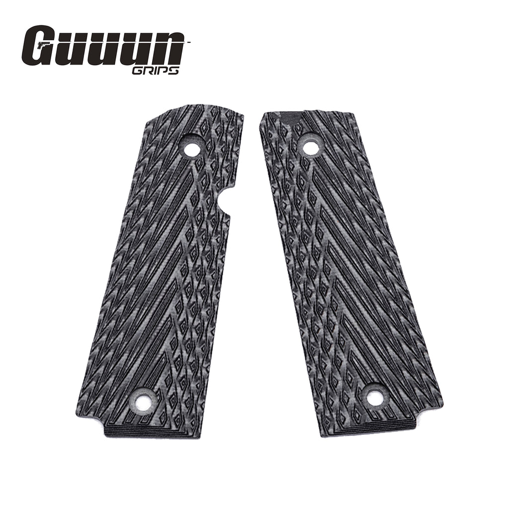 Guuun G10 Grips for Rock Island Baby Rock 380 Diamond Cut Texture R3-AD - Guuun Grips