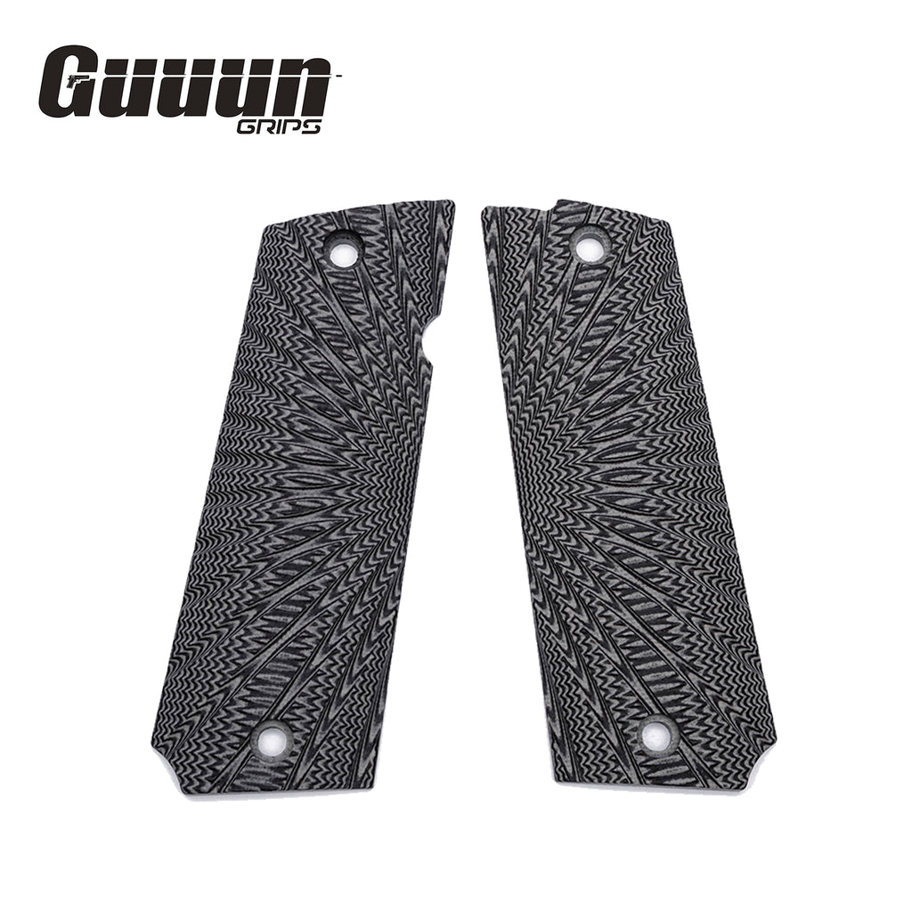 Guuun G10 Grips for Llama MAX-1 C/F or L/F, OPS Starburst Texture LL2-GS - Guuun Grips