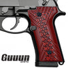 Guuun Beretta 92X G10 Grips for Beretta M9A3 & Beretta 92 Vertec Crosshatch Texture B92V-JX - Guuun Grips