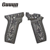 Guuun G10 Grips for S&W Victory 22 SW22 Grips, OPS Crosshatch Texture V22-JX - Guuun Grips