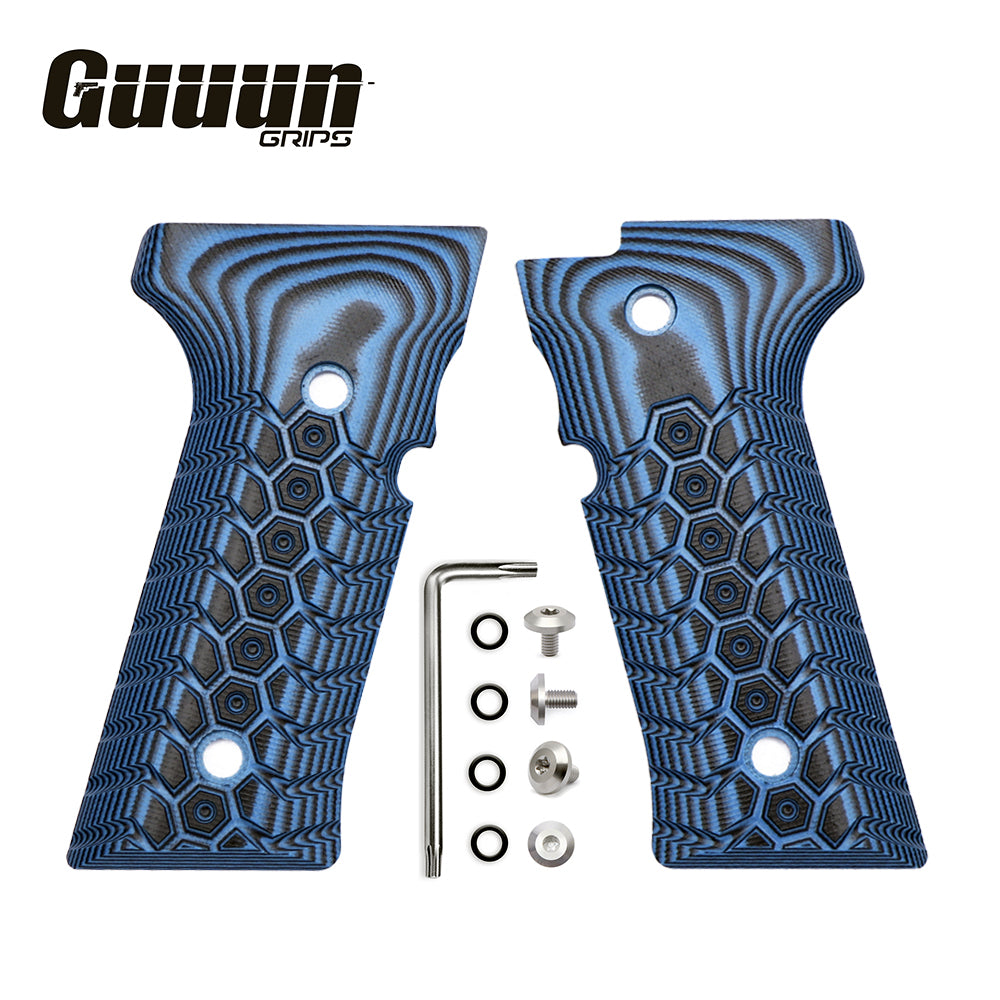 Guuun Beretta 92X G10 Grips for Beretta M9A3 & Beretta 92 Vertec Mechanical Texture B92V-WU - Guuun Grips