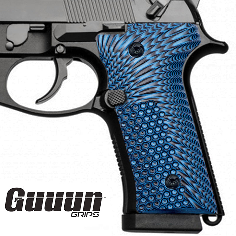 Guuun Beretta 92X G10 Grips for Beretta M9A3 & Beretta 92 Vertec OPS Eagle Wings Texture B92V-A - Guuun Grips