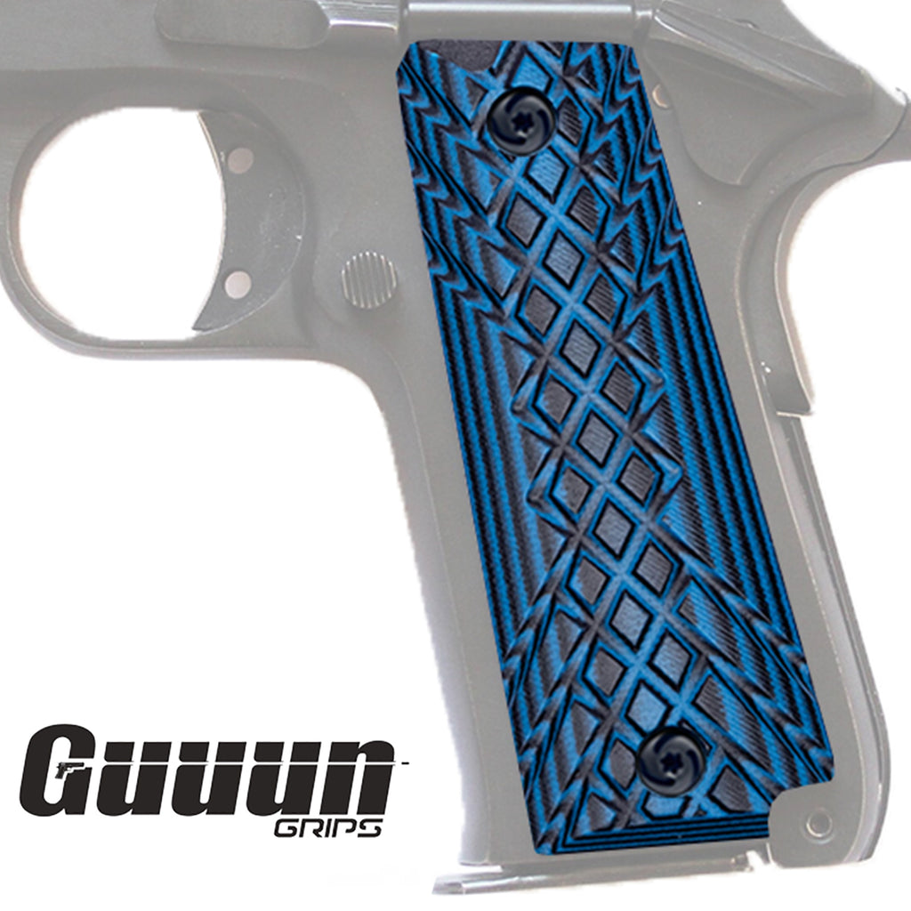 Guuun G10 Grips for Rock Island Baby Rock 380 Crosshatch Texture R3-JX - Guuun Grips