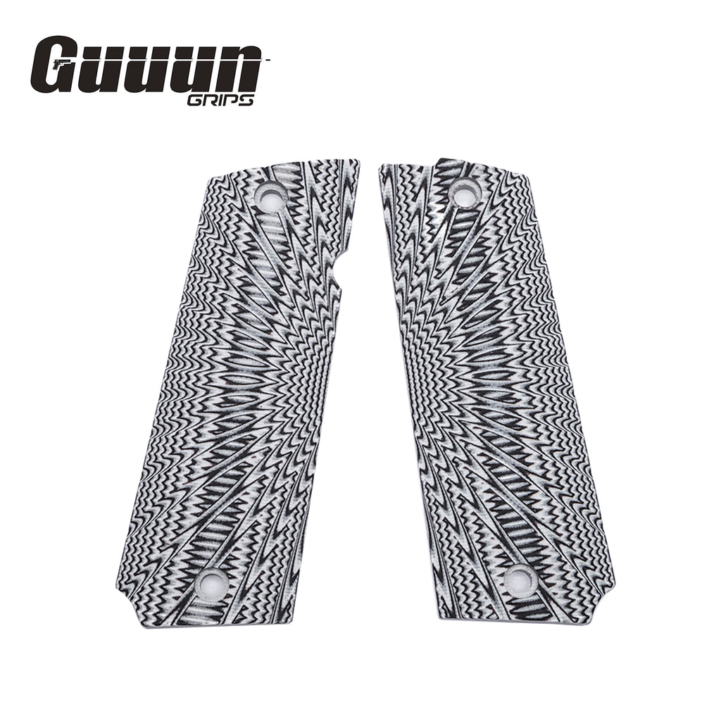 Guuun G10 Grips for Llama MAX-1 C/F or L/F, OPS Starburst Texture LL2-GS - Guuun Grips