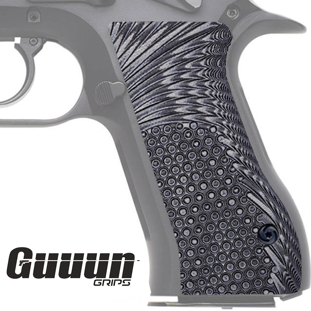 Guuun G10 Grips for Jericho 941 F9 OPS Starburst Texture - 5 Color Options - JLK-A - Guuun Grips