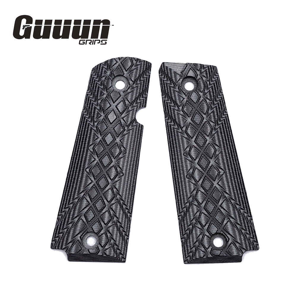 Guuun G10 Grips for Rock Island Baby Rock 380 Crosshatch Texture R3-JX - Guuun Grips