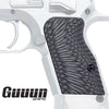 Guuun G10 Grips For Large Frame Tanfoglio Sunburst Texture Magwell Short Grips T95C-S - Guuun Grips